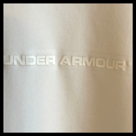 Under Armour Men's White Short Sleeve Athletic T-Shirt LG - Picture 4 of 4